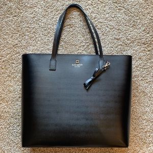 Kate Spade black tote bag